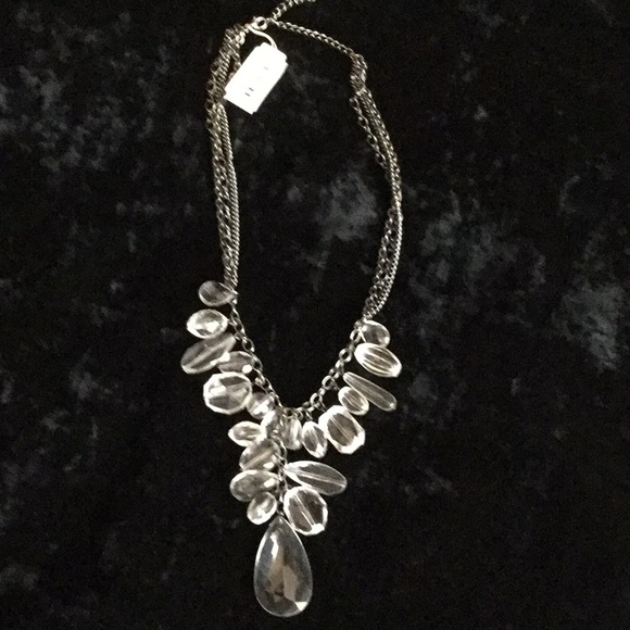 Jewelry - Necklace with clear beads.